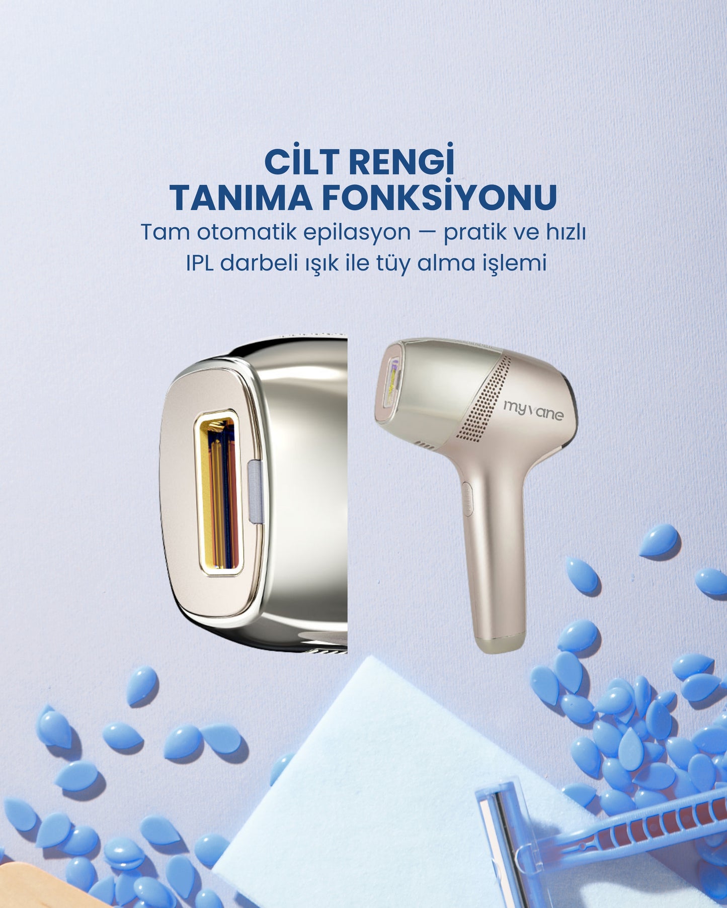 Myvane IPL Buz Başlıklı Lazer Epilasyon Cihazı - 999.999 Atış