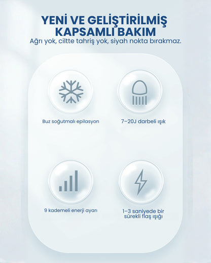 Myvane IPL Buz Başlıklı Lazer Epilasyon Cihazı - 999.999 Atış