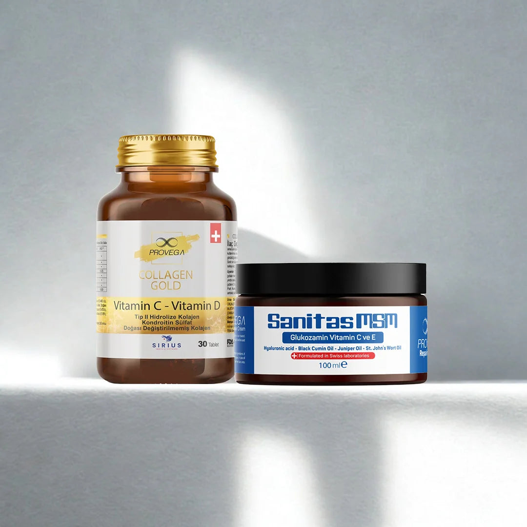Collagen Gold & Sanitas Msm Krem – Provega – Süper 2’li